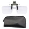 2X Vergrößerungsglas Leichte Lesebrille mit Clip Lupe für Handarbeiten Basteln Kartenlesen