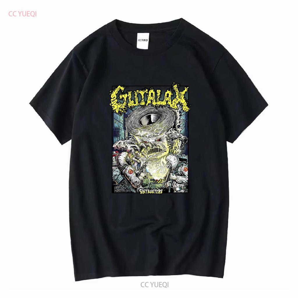 Gutalax Shitbusters Concert Tour 2024 Black All Size T Shirt TT162 vintage Washed Versatile streetwear homme
