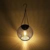 Solar Lantern Led Light Daylight Sensor Garden Lamps Lights Outdoor Waterproof Landscape Iron-art With Durable Chain Decor