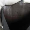 Excellent BOTTEGAVENETA Short Boots Tire Chelsea Boots  Black White Leather 38 Used