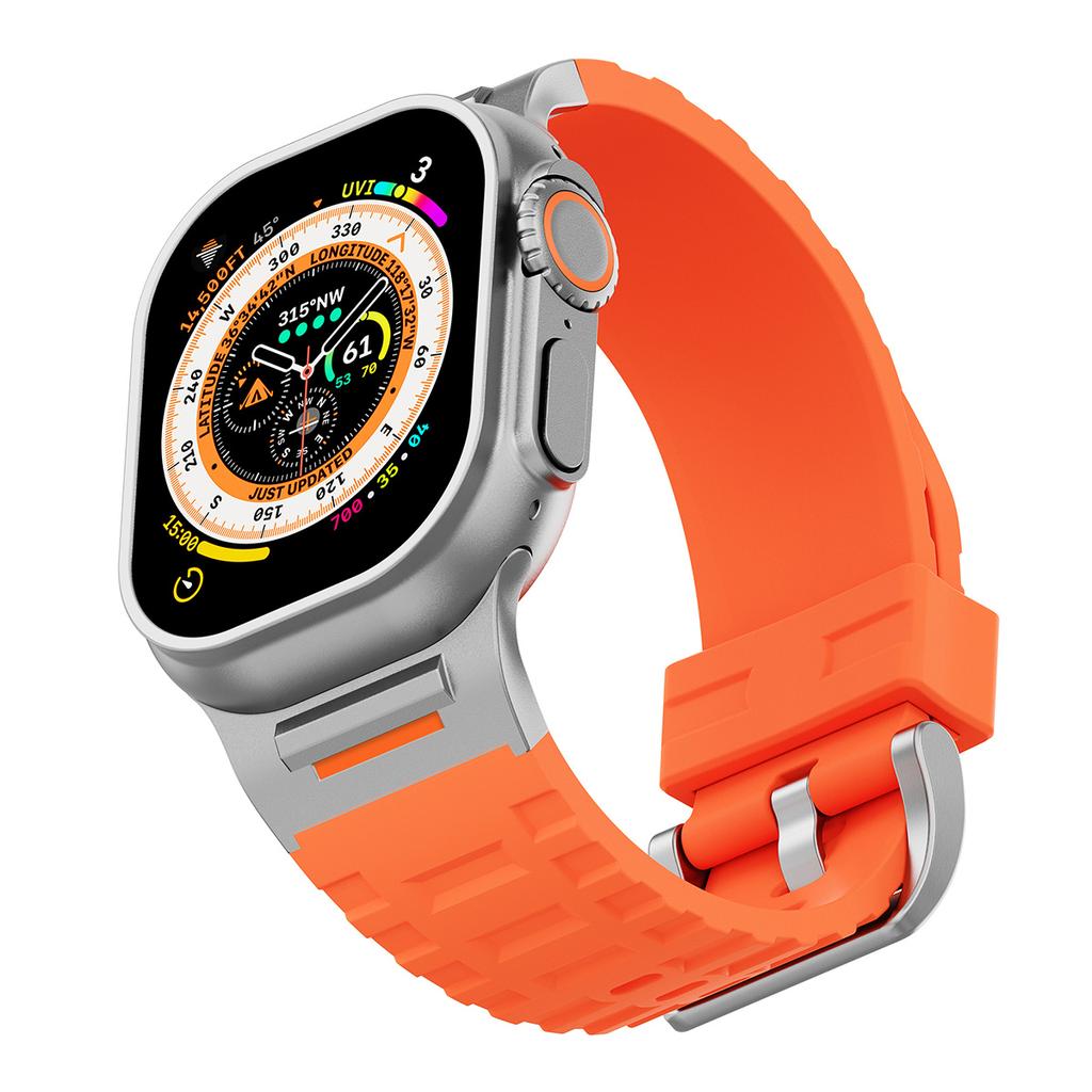 3 Style New Sport Band For Iwatch Ultra 3/2 49mm 42 44 45 46mm Silicone Strap For Apple Watch Series 11 10 9 8 7 6 SE3 Bracelet