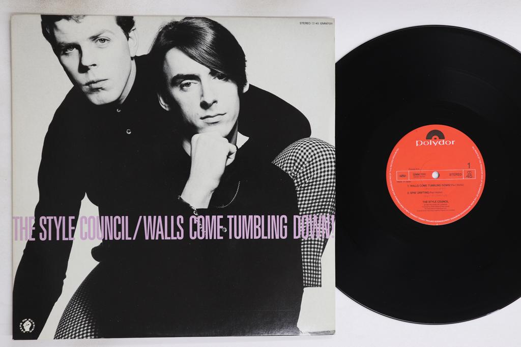 12inch Record STYLE COUNCIL - Walls Come Tumbling Down / Whole Po 12MM7011 POLYDOR 1985 Japan Rock Used