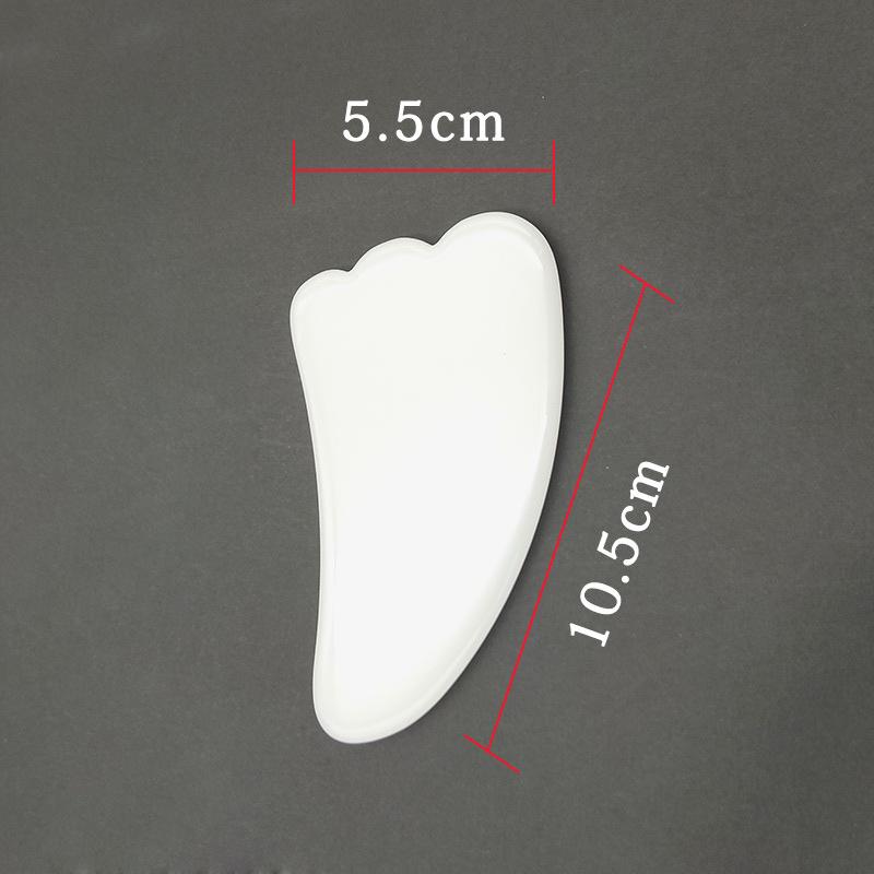 

White Gua Sha Scraper Massage For Face Roller Set Gouache Scraper Gua Sha Board Acupuncture Massage Face Lifting Guasha Stone