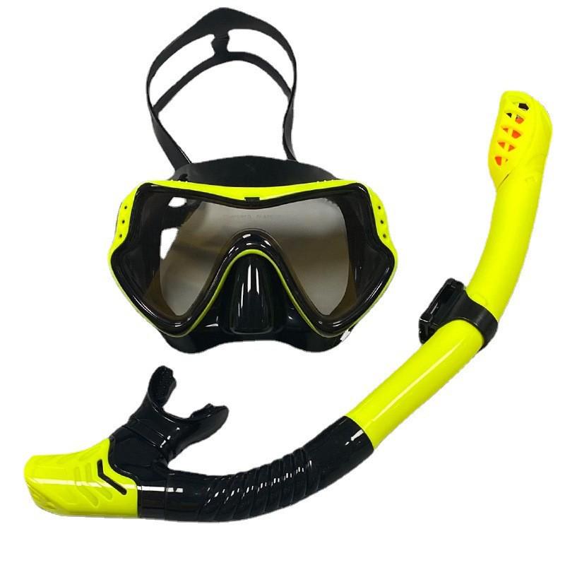 Unisex Large Frame Silicone Diving Mask & Snorkel Set