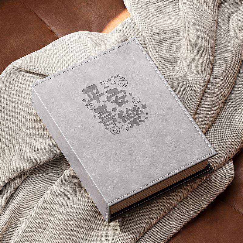 Leather 6-Inch Slip-In Photo Album, 5-Inch Photo Storage Book for Baby and Family, Large Capacity