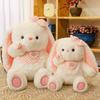 Cute Rag Doll Good Night Sweetheart Lop-eared Rabbit Plush Toy Doll Girl Throw Pillow Children Doll Gift