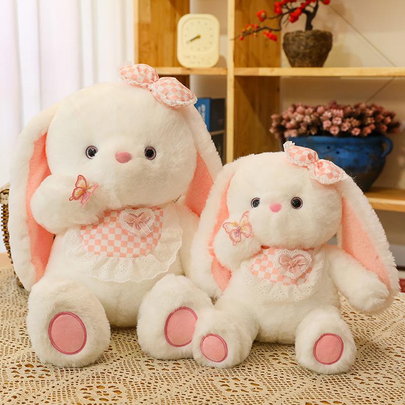 Cute Rag Doll Good Night Sweetheart Lop-eared Rabbit Plush Toy Doll Girl Throw Pillow Children Doll Gift
