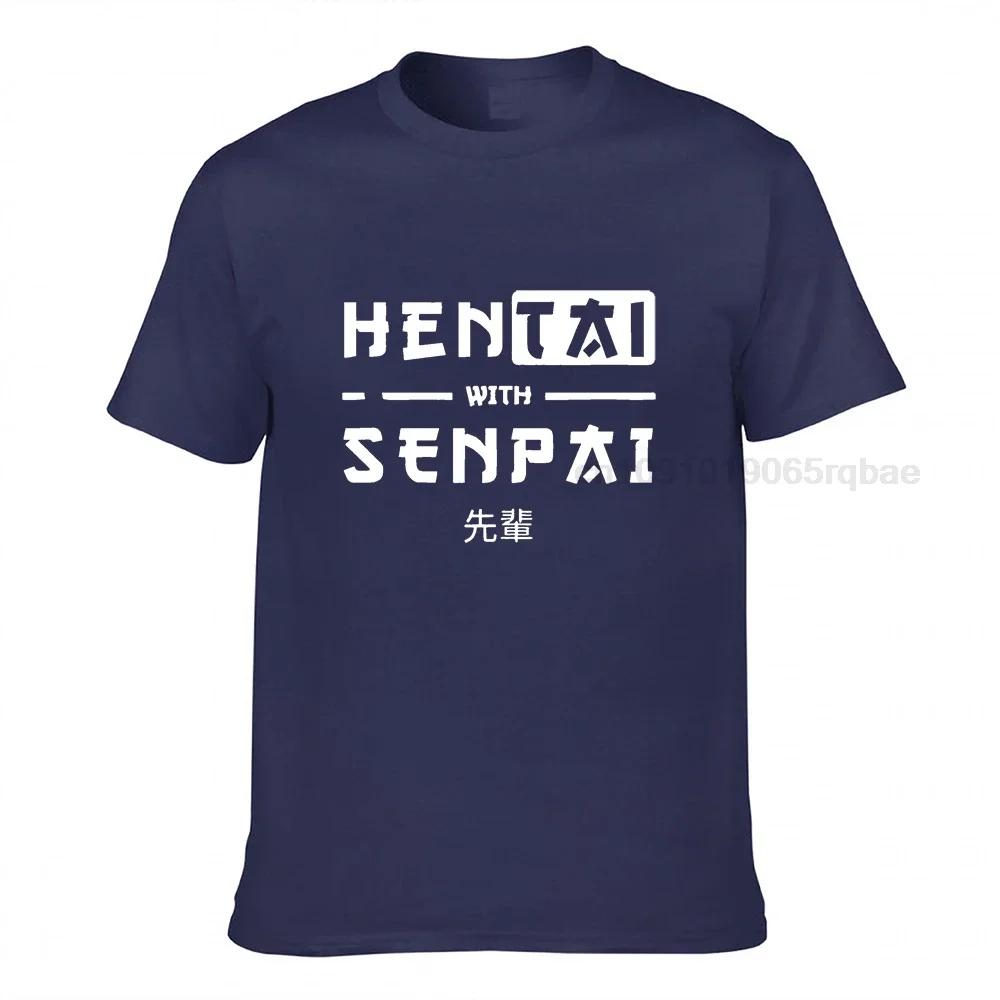 Japanese Senpai Tshirt Harajuku Streetwear Anime Design Cool Gifts For Teenager Cotton Eu Size Aesthetic Camisas
