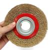 6 Inch Wire Wheel Brush Stainless Steel for Bench Grinder Polishing Deburring Rust & Paint Removal Wire Brush Wheel for Drill