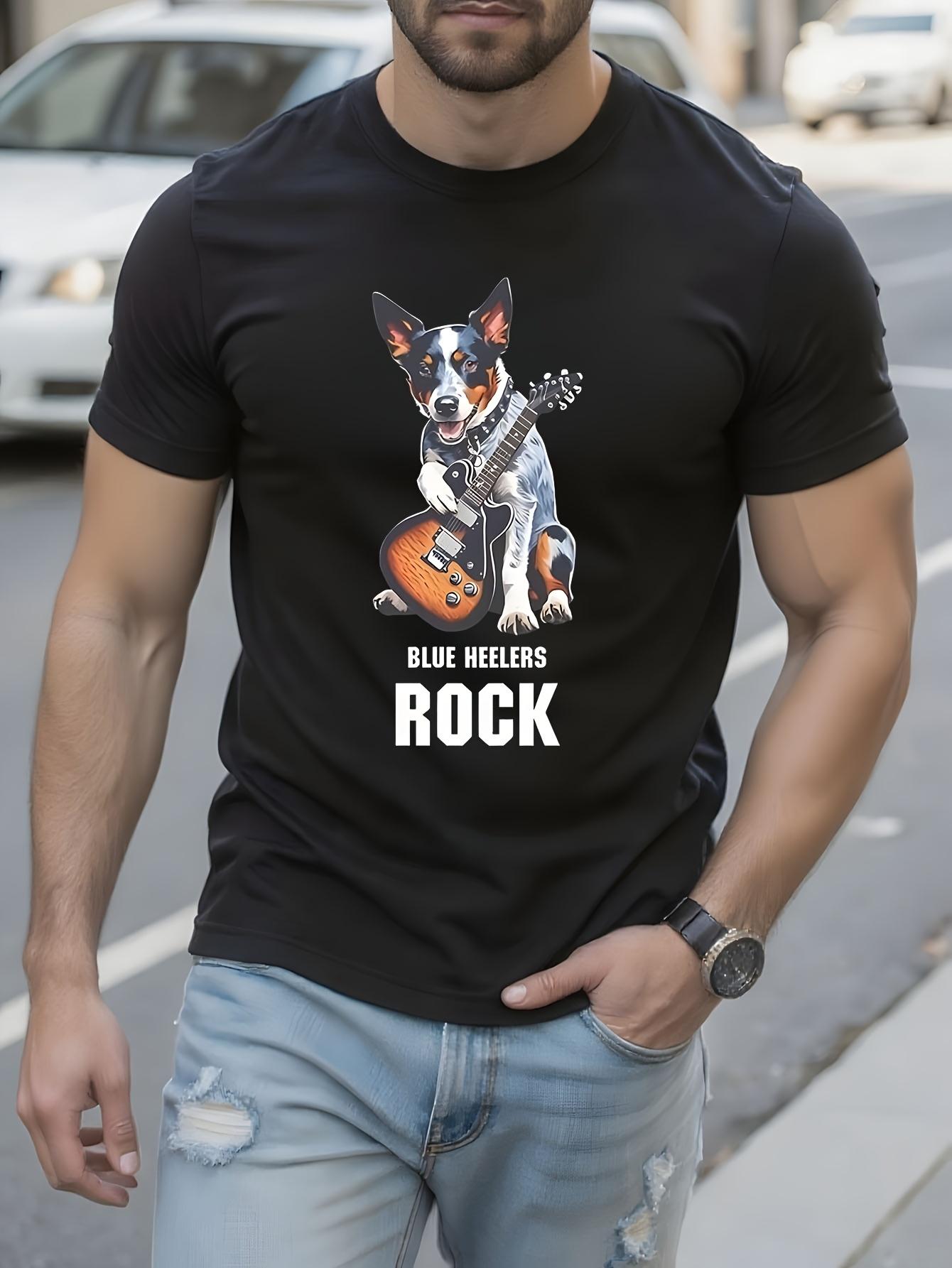Australian Cattle Dog Graphic Tshirt Graphic Tshirt - Bla... XXXL