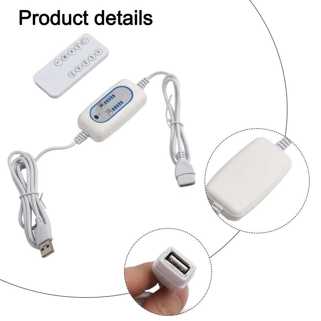 Home And Office Remote Control Power Cord Adjustable USB Fan On Off Switch Power Supply Only USB Powered Devices