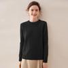 2025 Women's Autumn/Winter Cashmere Round Neck Double-Ply Thick Sweater - Loose, Versatile, Knit Base Layer