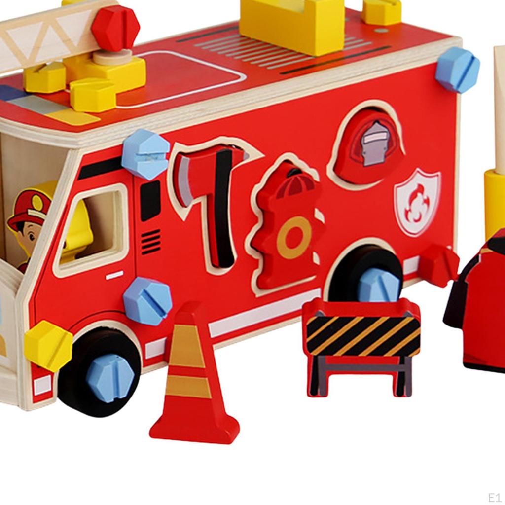 Children Nut And Bolt Toys Wooden Building Construction Simulation Educational Kit for