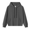Mens Heavyweight 350g Cotton Oversized Drop Shoulder Crewneck Sweatshirt Casual Loose Fit Basic Tee