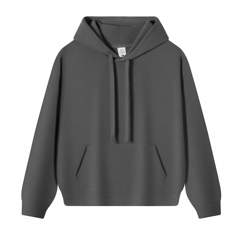 Mens Heavyweight 350g Cotton Oversized Drop Shoulder Crewneck Sweatshirt Casual Loose Fit Basic Tee