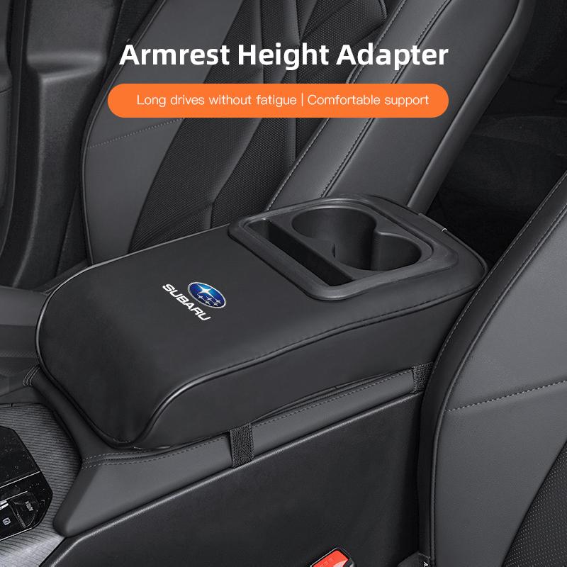 Car Armrest Cushion Auto Amrest Pillow Cover Height Pad For Subaru STI WRX Forester Impreza Legacy Outback XV BRZ Tribeca Y14