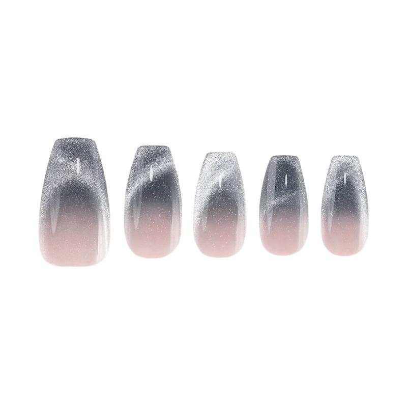 

[FINGER SUIT] Premium Design Nail Tip Set (4 Best Styles) - Professional Salon-Quality Recharge & Instant Glamour Therapy M-01 Below Cloud