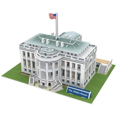 Paper Lock White House 3D Stereoscopic Puzzle Korea 3d Puzzle