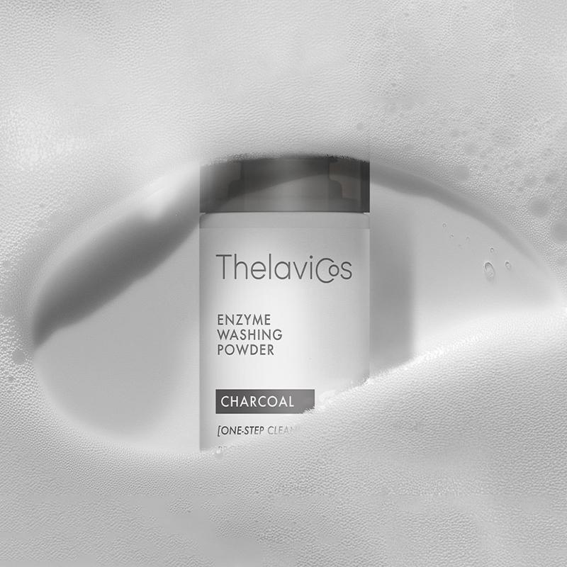 Thelavicos Aktivkohle-Enzym-Waschpulver 40g