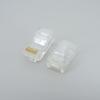 100pcs RJ-45 Network Cable Module Crystal Plug CAT-5/5e 8 Core Gold-plated Ethernet Network Connector AVE