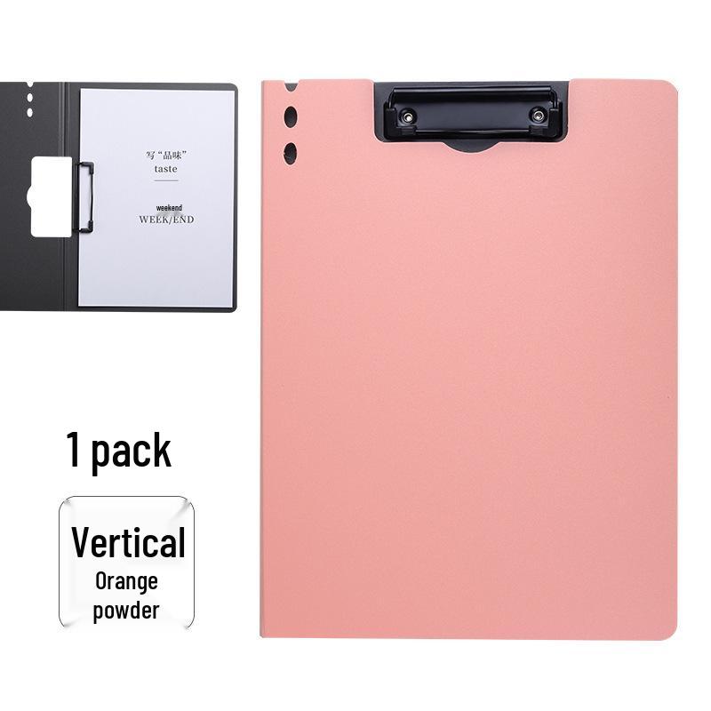 Multi-Functional A4 Writing Pad and File Folder Clip for Students