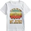 Solid Color Teeshirt Boys Oneck Tshirt Streetwear Let Me Tell You About My Jesus Retro For Unisex Teeshirt Quick Dry Shirt