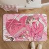 Manga-Tamon-kun Ima DocchiS Floor Mat Soft Non-Slip Bath Mat, Bedside Carpet, Absorbent Doormat for Home