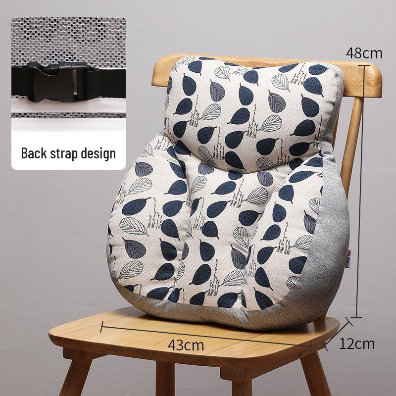 Ergonomic Office Chair Cushion: Backrest, Headrest, Lumbar Support, and Waist Pillow for Kids, Pregnant Women, and Long Sitting Comfort.