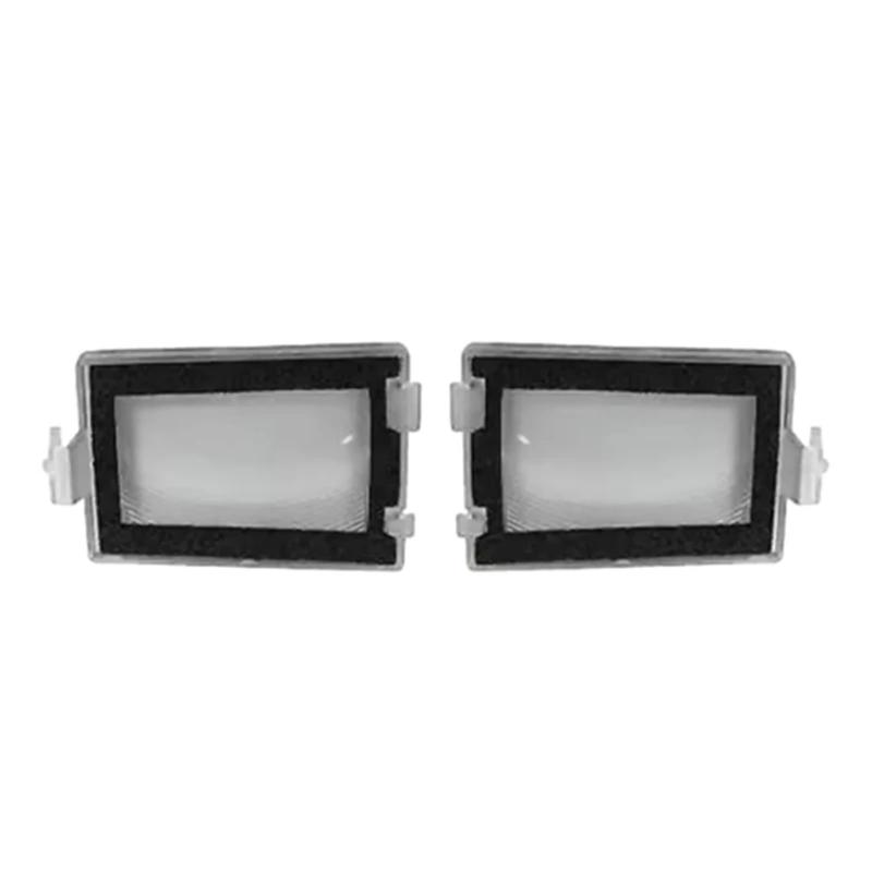 Rear License Plate Lamp Cover Precise Fit High Brightness IP67 Waterproof Polycarbonate Housing 68020954AB 68020955AB