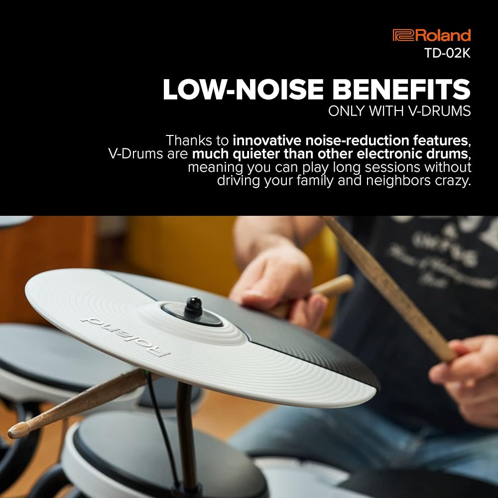 Roland Roland Electronic Drums TD-02K V-drums Entry Model Compact Bluetooth Connection Beginner P...