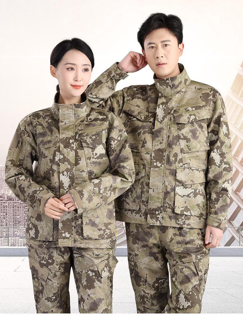 Men's Breathable Anti-static Workwear Set - Wear-resistant Tactical Jacket for Spring and Autumn Outdoor Activities