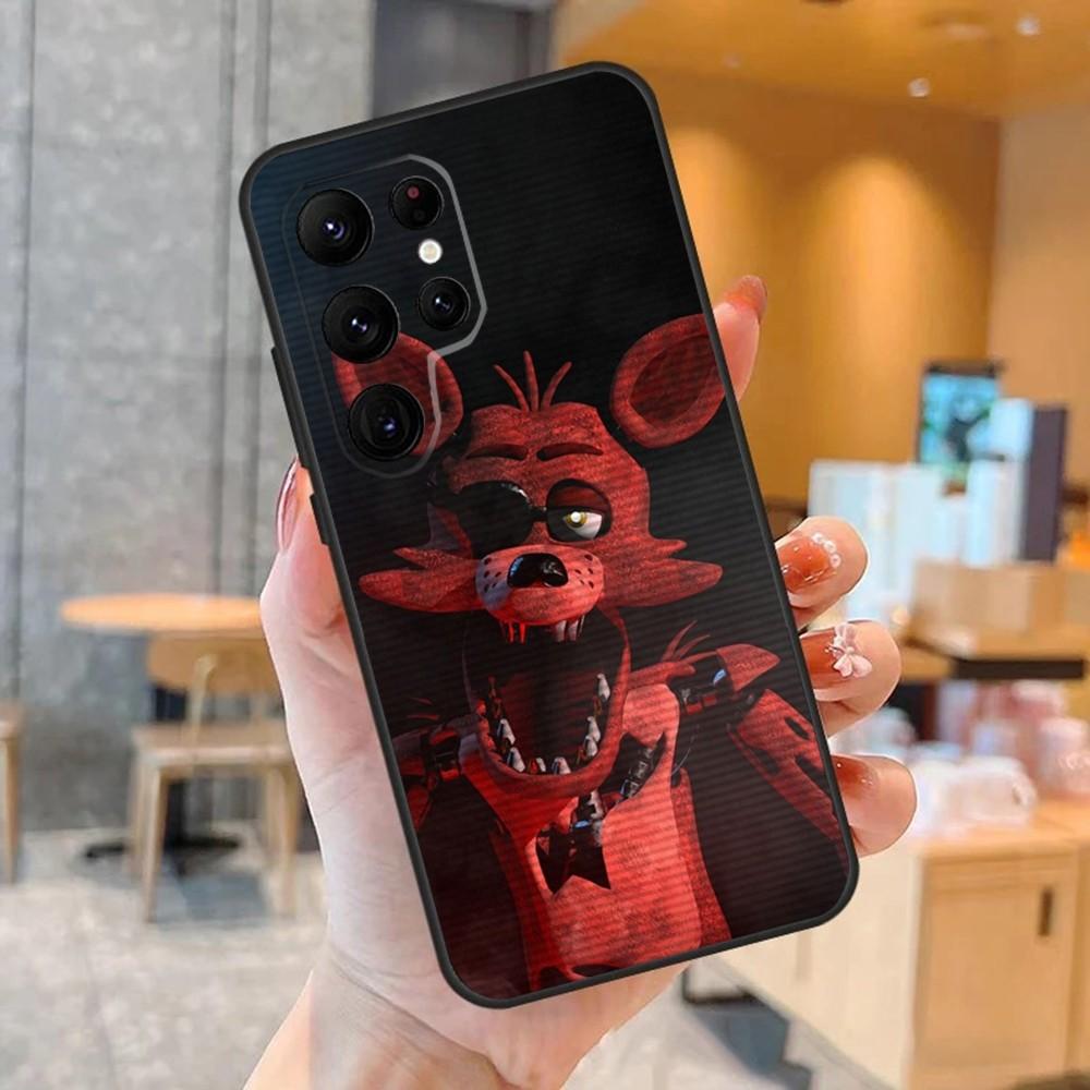 

Game F-FnafS Five night Phone Case For SamsungS24,S23,S22,S21,Ultra Pro S10,S30Plus,S9,20lite Black Cover Samsung S9