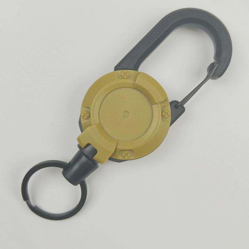 Telescopic Wire Rope Lure: Outdoor Anti-Loss Fishing & Backpack Key Buckle