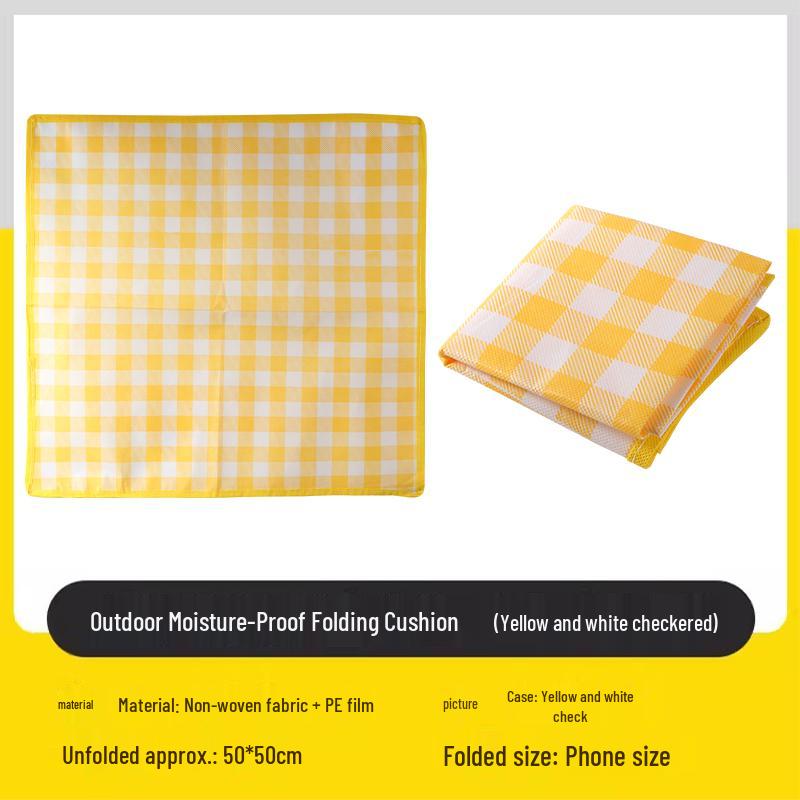 Portable Waterproof Folding Seat Cushion: Outdoor Camping & Picnic Mat for Festivals and Outings