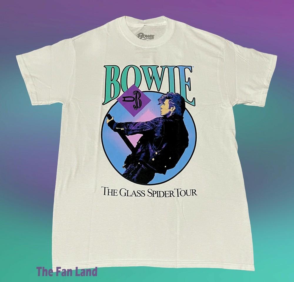 New David Bowie The Glass Spider Tour 1987 Vintage Throwback Mens Unisex T-Shirt XXXL