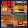 Aoling Truck Tail Lamp Trailer Tail Light Truck Tail Lamp Boat Trailer Tail Light Trailer Tail 16 Plated Turn Signal Truck Tail Lamp 24V 4 Pieces