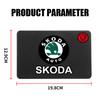 HGC2 1pz Ornamento per Auto Tappetino Antiscivolo in Silicone Interni Auto Cruscotto Supporto Adesivo per Telefono Per Skoda Rapid Fabia Superb KAMIQ Octavia