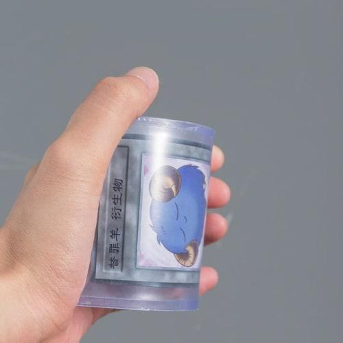 lulubelle Card Loader, Top Loader, Set of 50, Hard PVC Material, Scratch Resistant, Clear White