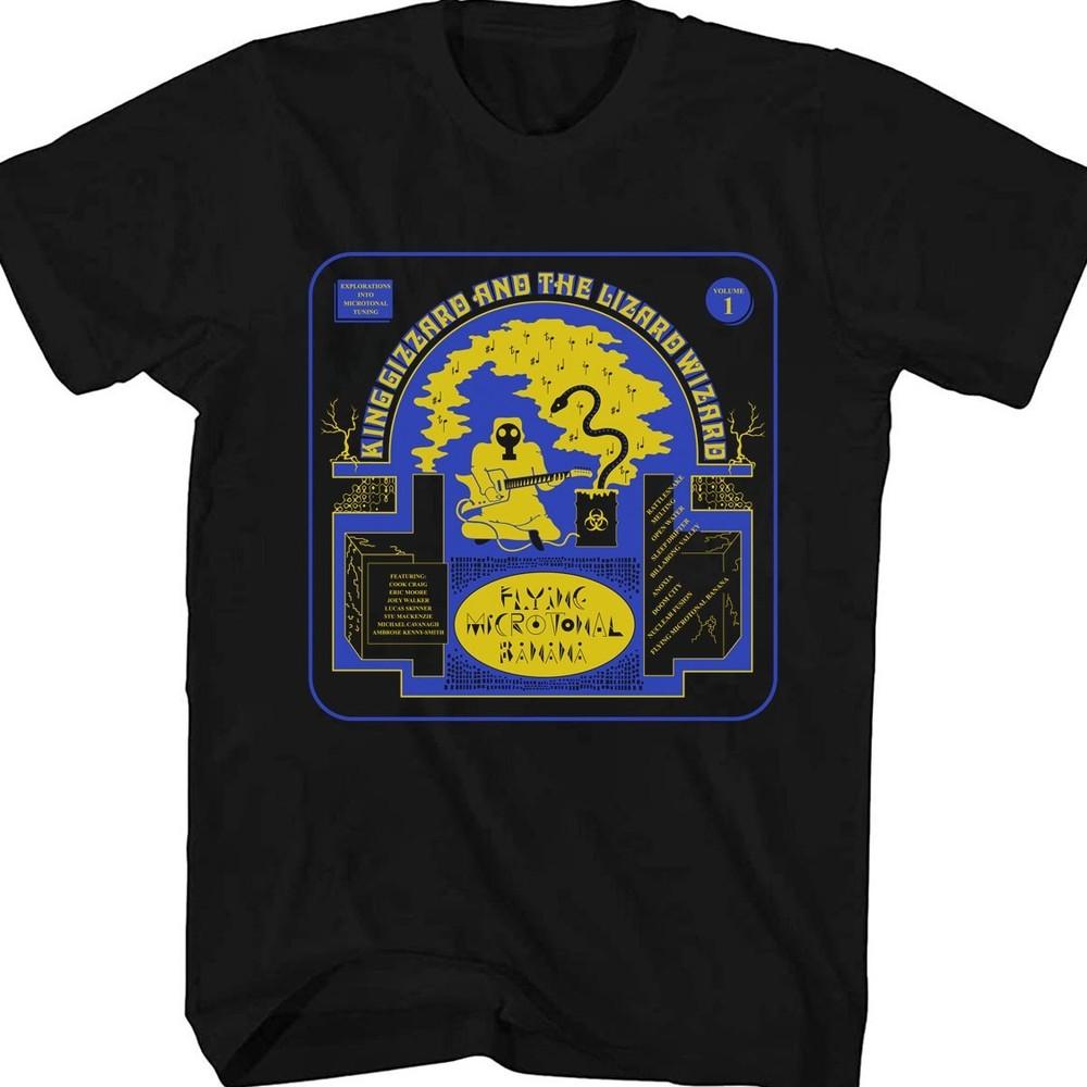 

Новая футболка King Gizzard & The Lizard Wizard Подарок для фанатов Унисекс Все размеры Футболка SS9 Унисекс Футболка с принтом XXXXL