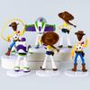 Toy Story Blind Box Figure Buzz Lightyear Astronaut Woody Jessie Anime Model Cake Topper