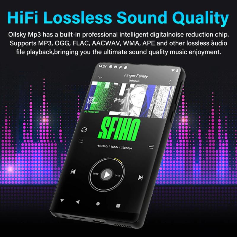 Mini WiFi MP4 Player Android 11 5.0" IPS Touchscreen 1080P Video Bluetooth MP3 Player Unterstützt Spotify/Pandora/Tidal/Deezer