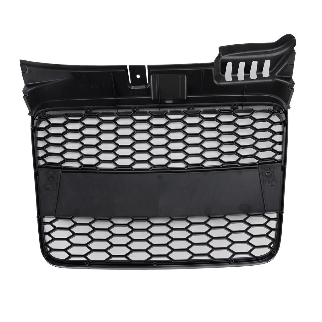 RS4 Style Front Honeycomb Mesh Grille Grill Fit A4 B7 S-Line 2005-2008