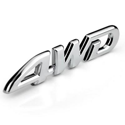 Auto Metall Abzeichen Aufkleber 4WD Verschiebung Emblem Abzeichen Alle Rad Stick Auto Aufkleber