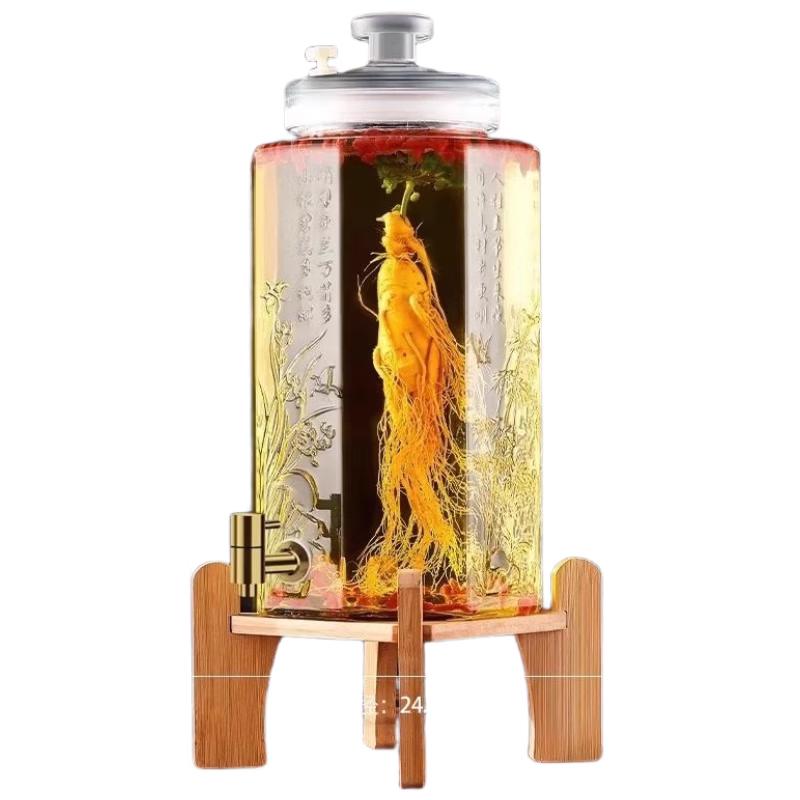 HANDUNYOU 30 Jin Glass Wine Fermentation Jar