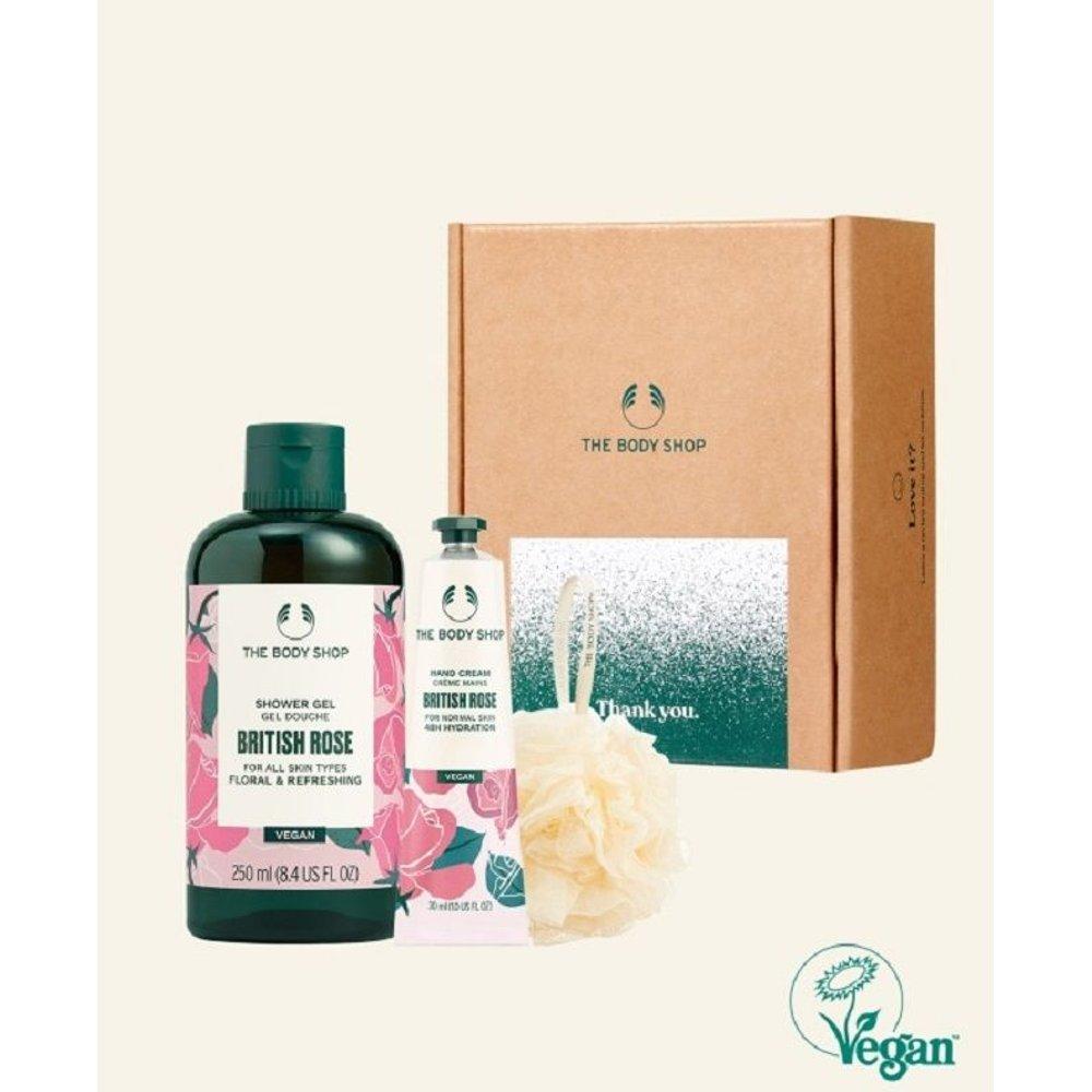 LYB [Gift Wrapping] British Rose Shower Gel & Hand Cream Set (25)
