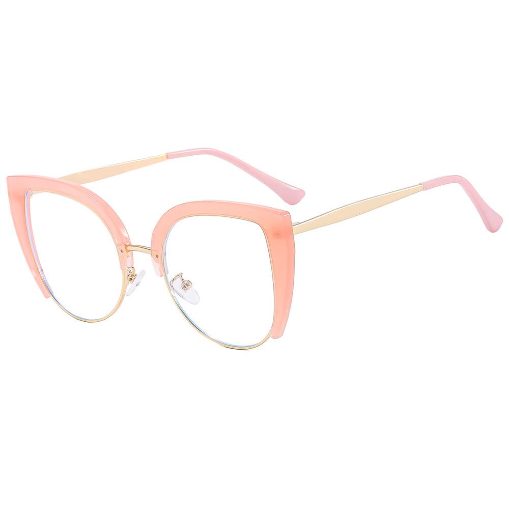 New Stylish Cat-Eye Anti-Blue Light Presbyopia Glasses Vintage Metal-Frame High-Definition Reading Eyewear Diopter 0 To +4.0