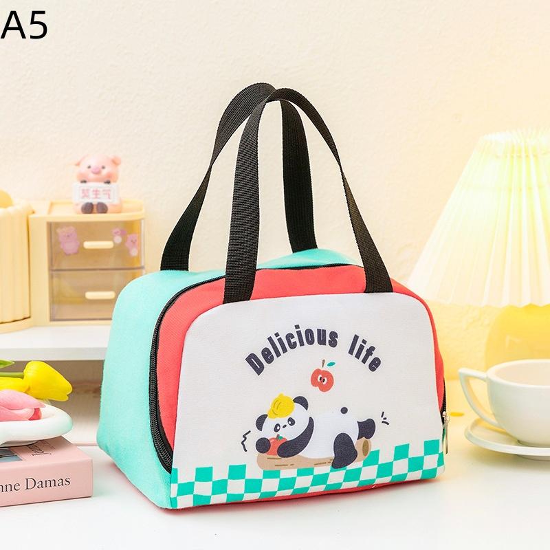 Bento Lunch Box Thermal Bag Large Capacity Food Zipper Storage Bags Container For Cooler Travel Picnic Handbags
