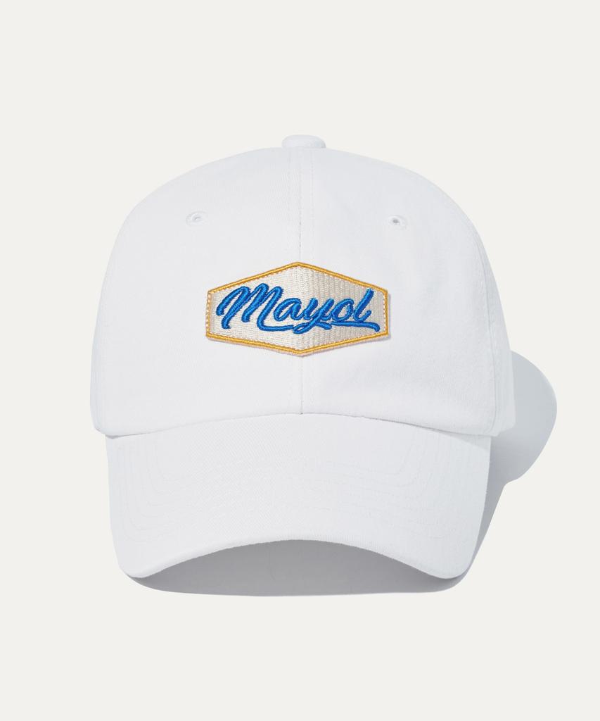 MAYOL Hexagonal Wappen Ball Cap_White