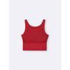 GU by Uniqlo Girls Bra Feel Petite Crop Rib Tank Top