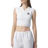 Fila X Hailey Collaboration Simple Versatile Comfortable College Style Tennis Shirt Women Tops White A71W523102F-WT